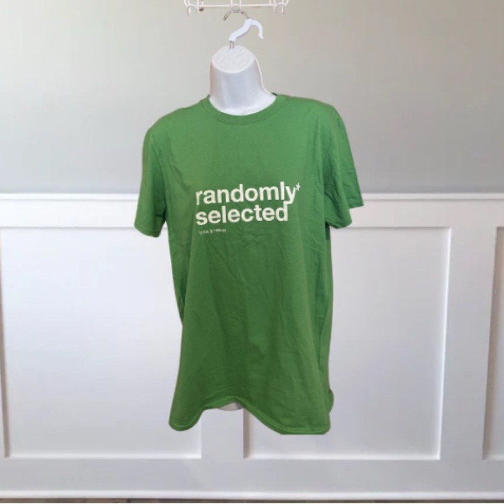 Green Slogan (Randomly Selected) T-Shirt